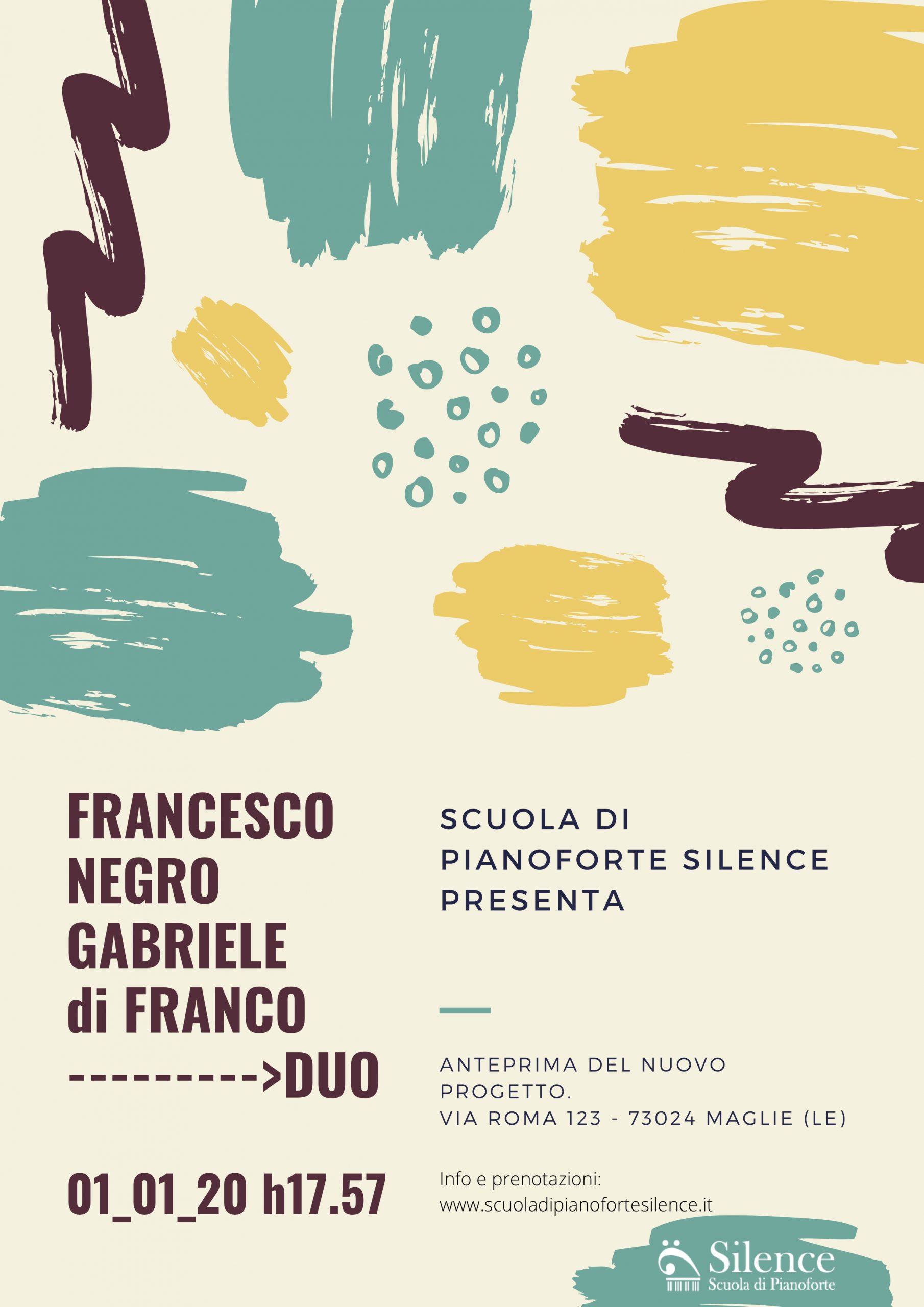 POSTER Negro di Franco duo 010120