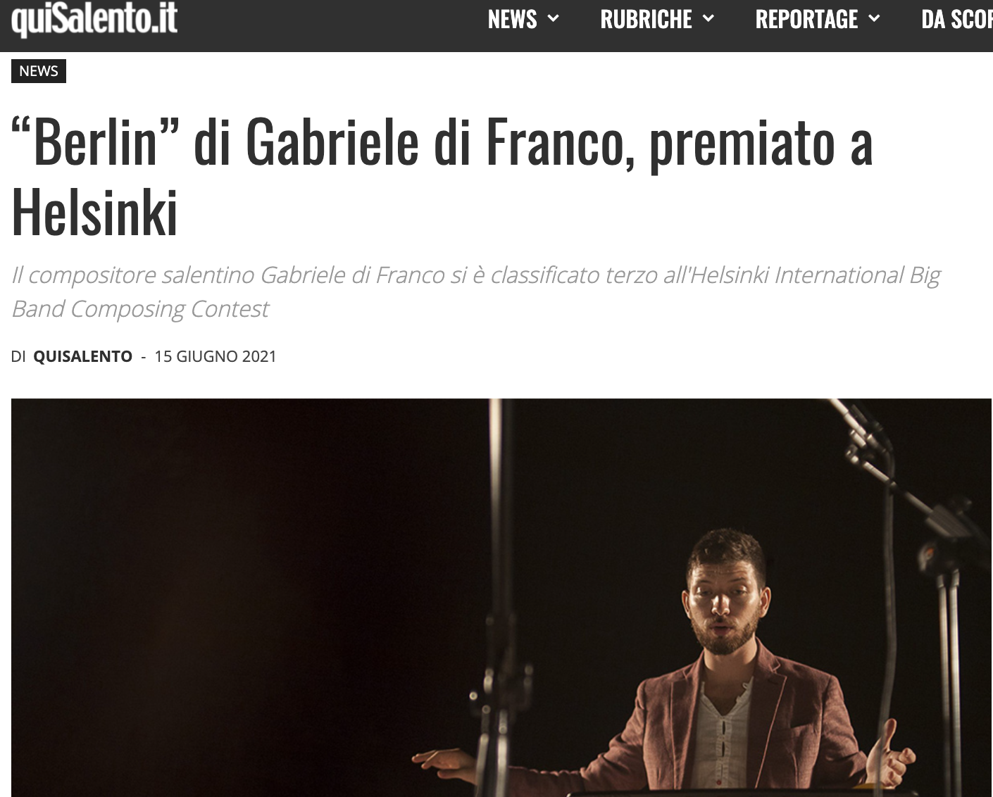 Quisalento.it – Berlin awarded at HIBBC
